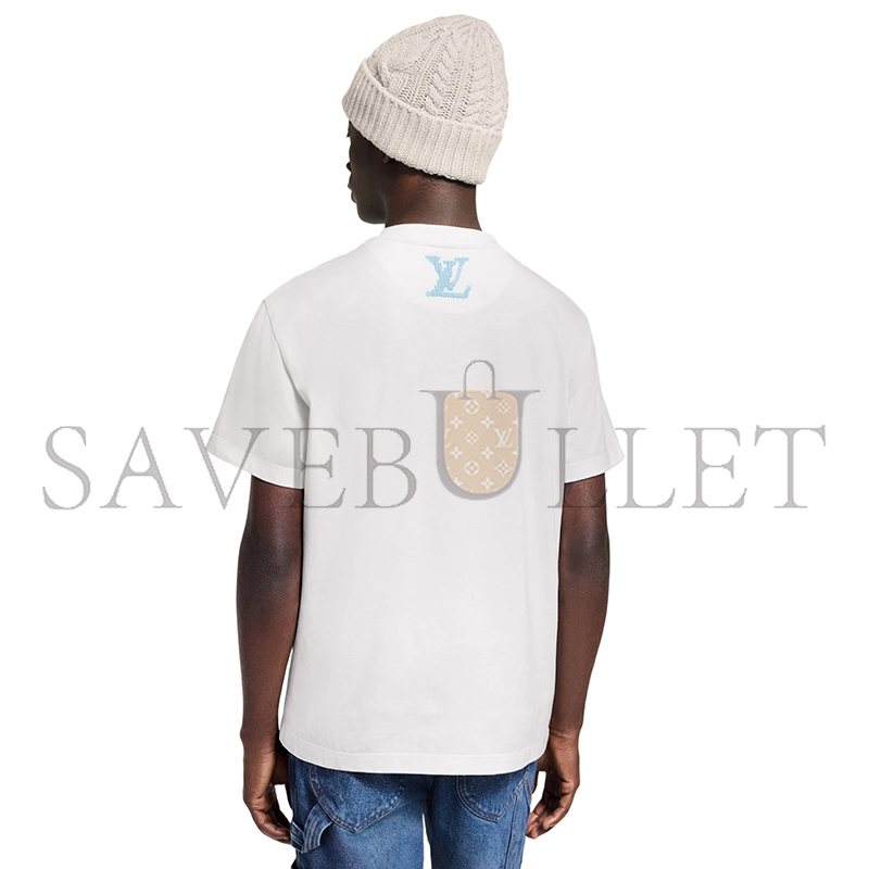 LOUIS VUITTON EMBROIDERED SIGNATURE T-SHIRT 1AIKD5